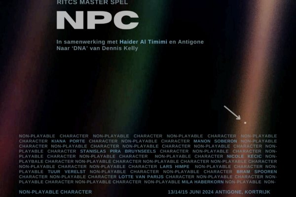 Affichebeeld Voorstelling NPC Ma Acteren